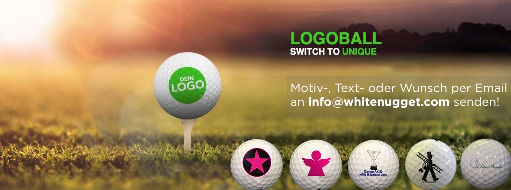Personalisierte Premium Golfbälle Personalisierte Premium Golfbälle ab dem ersten Dutzend.